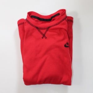 red nike shirt